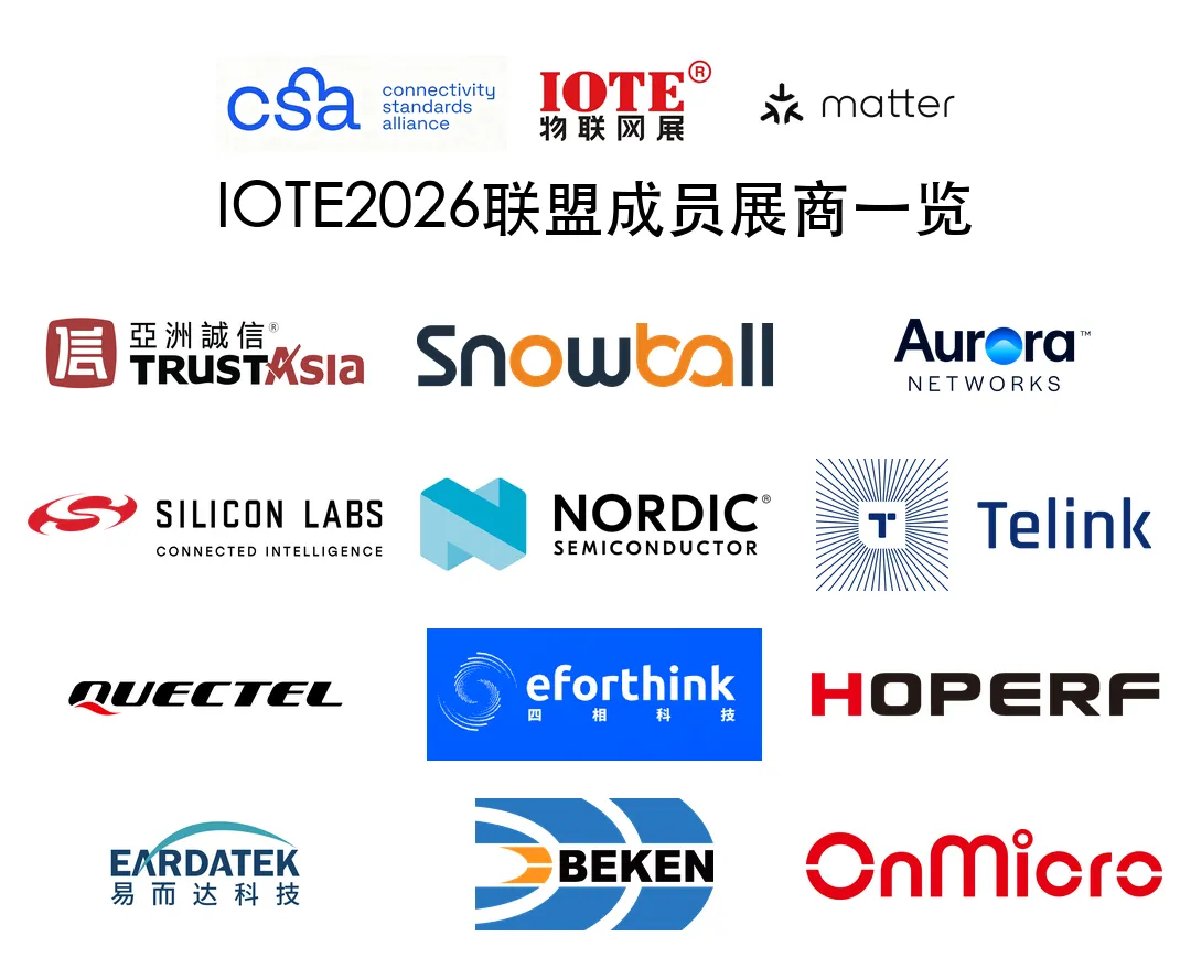 参展预告：连接标准联盟重磅登陆 IOTE，同期举办 Matter 开发者大会